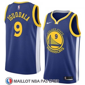 Maillot Golden State Warriors Andre Iguodala No 9 Icon 2018 Bleu