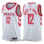 Maillot Houston Rockets Luc Mbah A Moute Association 12 2017-18 Blanc