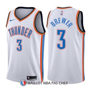 Maillot Oklahoma City Thunder Corey Brewer Association 3 2017-18 Blanc