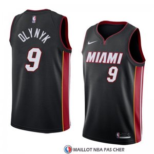 Maillot Miami Heat Kelly Olynyk Icon 2018 Noir