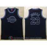Maillot NBA film Space Jam Jordan Noir Gris