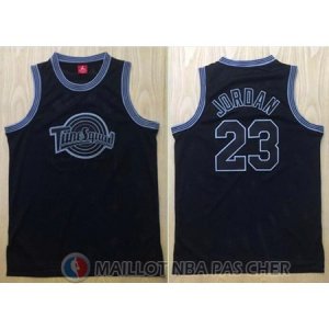 Maillot NBA film Space Jam Jordan Noir Gris