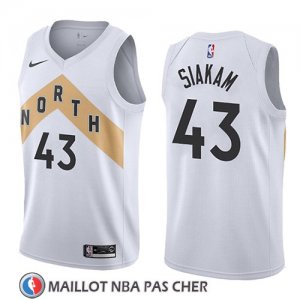 Maillot Toronto Raptors Pascal Siakam Ciudad 2018 Blanc
