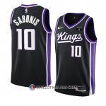 Maillot Sacramento Kings Domantas Sabonis NO 10 Icon 2023-24 Noir