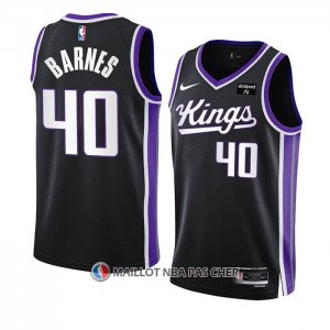 Maillot Sacramento Kings Harrison Barnes NO 40 Icon 2023-24 Noir