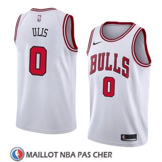 Maillot Chicago Bulls Tyler Ulis No 0 Association 2018 Blanc