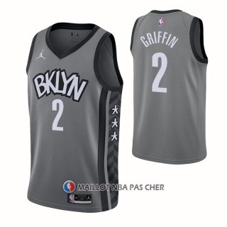 Maillot Brooklyn Nets Blake Griffin NO 2 Statement 2021 Gris