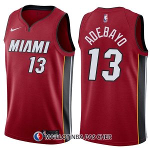Maillot Miami Heat Bam Adebayo Statement 13 2017-18 Rouge