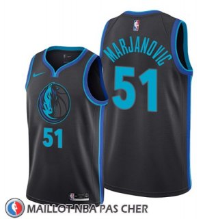 Maillot Dallas Mavericks Boban Marjanovic Ville Noir