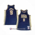 Maillot USA 1992 Michael Jordan Bleu Or