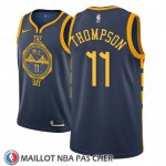 Maillot Golden State Warriors Klay Thompson No 11 2018-19 Bleu