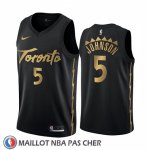 Maillot Tornto Raptors Stanley Johnson Ville Edition Noir