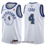 Maillot Golden State Warriors Quinn Cook Classic 4 2017-18 Blanc