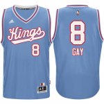 Maillot Retro 1985-86 Kings Gay 8 Bleu