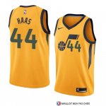 Maillot Utah Jazz Isaac Haas Statement 2018 Jaune