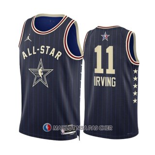 Maillot All Star 2024 Dallas Mavericks Kyrie Irving NO 11 Bleu