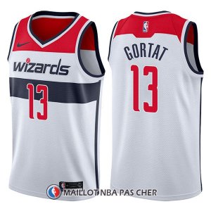 Maillot Washington Wizards Marcin Gortat Association 13 2017-18 Blanc