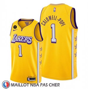 Maillot Los Angeles Lakers Kentavious Caldwell-pope Ville Jaune