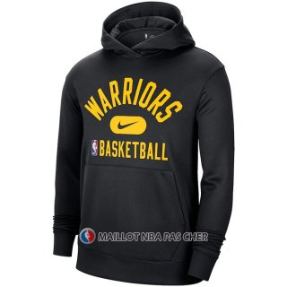 Veste a Capuche Golden State Warriors Performance Practice 2021-22 Noir