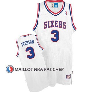 Maillot Philadelphia 76ers Allen Iverson Retro Blanc