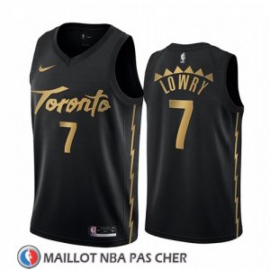 Maillot Tornto Raptors Kyle Lowry Ville 2019-20 Noir