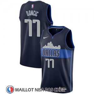 Maillot Dallas Mavericks Luka Doncic 77 Statement 2017-18 Azul