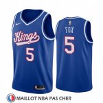 Maillot Sacramento Kings De'aaron Fox Throwback 2019-20 Bleu