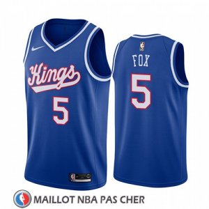 Maillot Sacramento Kings De'aaron Fox Throwback 2019-20 Bleu