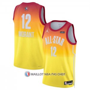 Maillot All Star 2023 Memphis Grizzlies Ja Morant NO 12 Orange