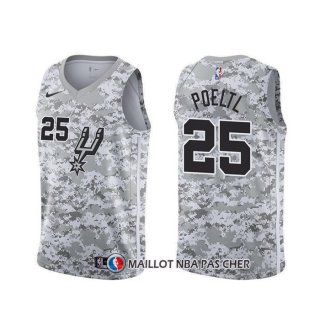 Maillot San Antonio Spurs Jakob Poeltl Earned Camuflaje