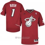 Maillot Bosh Miami Heat #1 Rouge