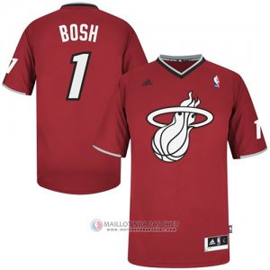 Maillot Bosh Miami Heat #1 Rouge