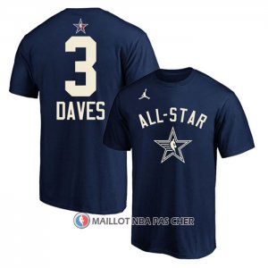 Maillot Manche Courte All Star 2024 Anthony Davis Bleu