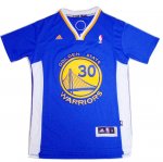 Maillot Manche Courte Warriors Curry 30 Bleu