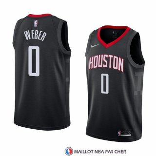 Maillot Houston Rockets Briante Weber Statement 2018 Noir