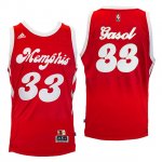 Maillot Retro Grizzlies Gasol 33 Rouge