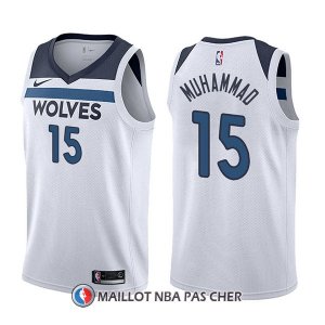 Maillot Minnesota Timberwolves Shabazz Muhammad Association 15 2017-18 Blanc