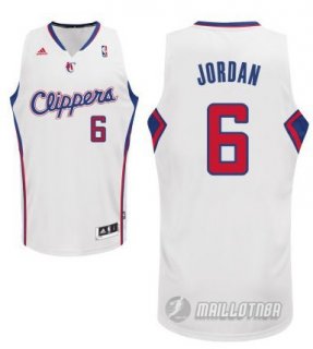 Maillot Blanc Jordan Los Angeles Clippers #6 Revolution 30
