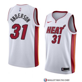 Maillot Miami Heat Ryan Anderson Association 2018 Blanc