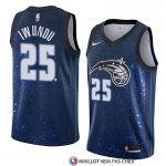 Maillot Orlando Magic Wes Iwundu Ville 2018 Bleu