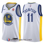 Maillot Golden State Warriors Klay Thompson 11 2017-18 Blanc