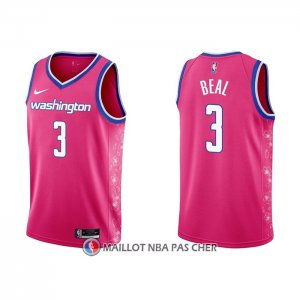 Maillot Washington Wizards Bradley Beal NO 3 Ville 2022-23 Rosa
