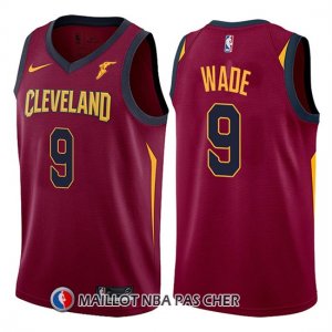 Maillot Cleveland Cavaliers Dwyane Wade 9 2017-18 Rouge