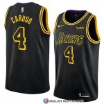 Maillot Los Angeles Lakers Alex Caruso Ville 2018 Noir