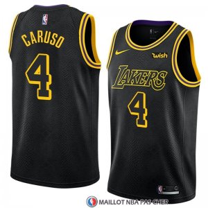 Maillot Los Angeles Lakers Alex Caruso Ville 2018 Noir