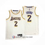 Maillot Los Angeles Lakers Kyrie Irving NO 2 Association Blanc