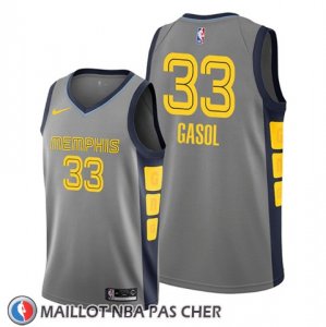 Maillot Memphis Grizzlies Marc Gasol Ville Edition Gris