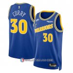 Maillot Golden State Warriors Stephen Curry NO 30 Classic 2022-23 Bleu