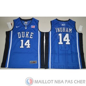 Maillot NCAA Brandon Ingram Elite V-Cuello Bleu
