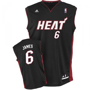 Maillot Noir James Miami Heat Revolution 30
